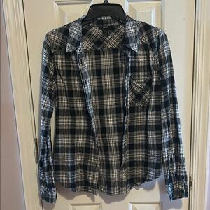 PAIGE Black and White Flannel